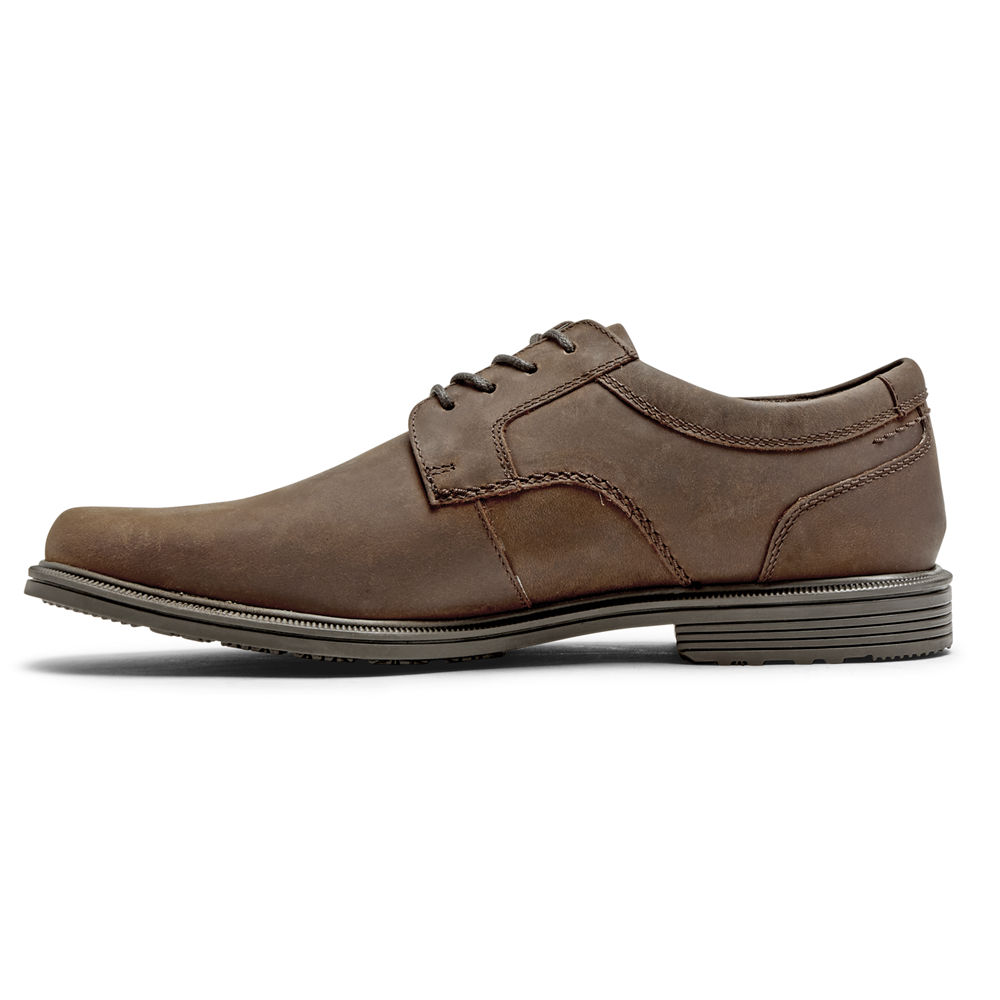 Rockport Oxfords Herre Brune - Robinsyn Waterproof Plain Toe - RAIW05824